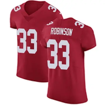 Nike Aaron Robinson Men's Elite New York Giants Red Alternate Vapor Untouchable Jersey