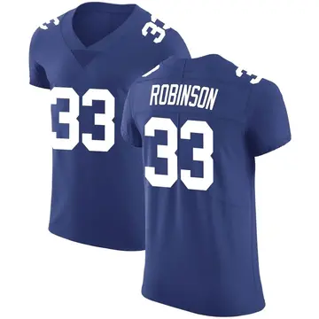 Nike Aaron Robinson Men's Elite New York Giants Royal Team Color Vapor Untouchable Jersey