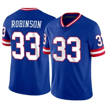 Nike Aaron Robinson Men's Limited New York Giants Classic Vapor Jersey