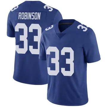 Nike Aaron Robinson Men's Limited New York Giants Royal Team Color Vapor Untouchable Jersey
