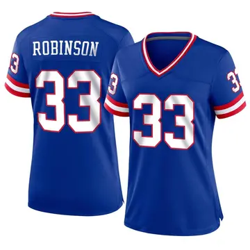 Nike Aaron Robinson Women's Game New York Giants Royal Classic Jersey