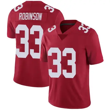 Nike Aaron Robinson Youth Limited New York Giants Red Alternate Vapor Untouchable Jersey