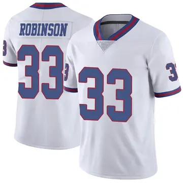 Nike Aaron Robinson Youth Limited New York Giants White Color Rush Jersey