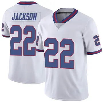 Nike Adoree' Jackson Men's Limited New York Giants White Color Rush Jersey