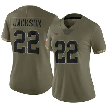 Nike Adoree' Jackson Women's Limited New York Giants Olive 2022 Salute To Service Jersey