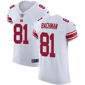 Nike Alex Bachman Men's Elite New York Giants White Vapor Untouchable Jersey