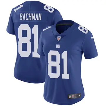 Nike Alex Bachman Women's Limited New York Giants Royal Team Color Vapor Untouchable Jersey