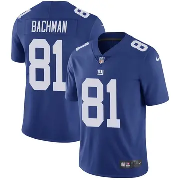 Nike Alex Bachman Youth Limited New York Giants Royal Team Color Vapor Untouchable Jersey