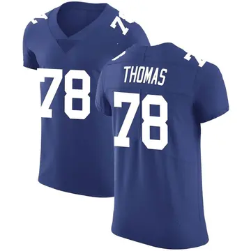 Nike Andrew Thomas Men's Elite New York Giants Royal Team Color Vapor Untouchable Jersey