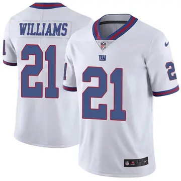 Nike Antonio Williams Youth Limited New York Giants White Color Rush Jersey