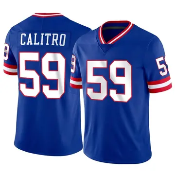 Nike Austin Calitro Men's Limited New York Giants Classic Vapor Jersey