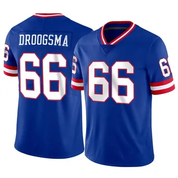 Nike Austin Droogsma Men's Limited New York Giants Classic Vapor Jersey