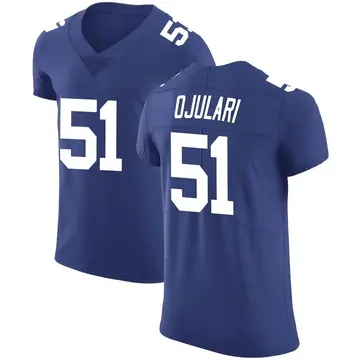 Nike Azeez Ojulari Men's Elite New York Giants Royal Team Color Vapor Untouchable Jersey