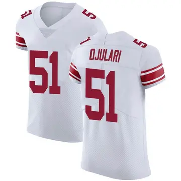 Nike Azeez Ojulari Men's Elite New York Giants White Vapor Untouchable Jersey