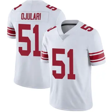 Nike Azeez Ojulari Men's Limited New York Giants White Vapor Untouchable Jersey