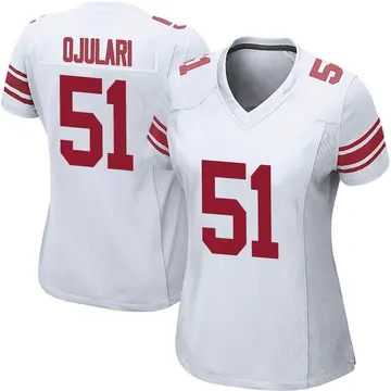 Nike Azeez Ojulari Women's Game New York Giants White Jersey