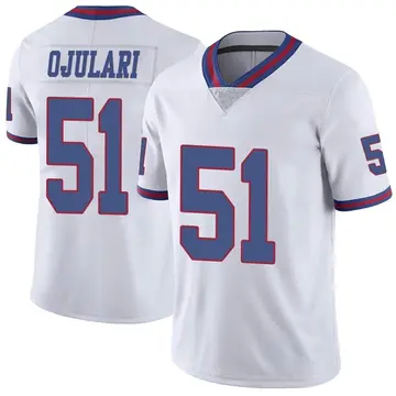 Nike Azeez Ojulari Youth Limited New York Giants White Color Rush Jersey