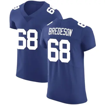 Nike Ben Bredeson Men's Elite New York Giants Royal Team Color Vapor Untouchable Jersey