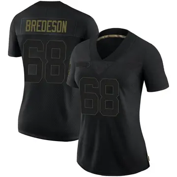 Nike Ben Bredeson Women's Limited New York Giants Black 2020 Salute To Service Jersey