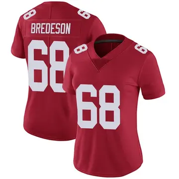 Nike Ben Bredeson Women's Limited New York Giants Red Alternate Vapor Untouchable Jersey