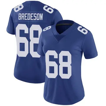 Nike Ben Bredeson Women's Limited New York Giants Royal Team Color Vapor Untouchable Jersey