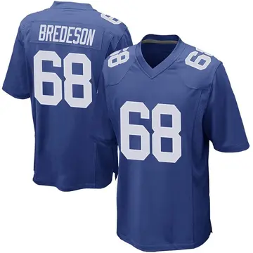 Nike Ben Bredeson Youth Game New York Giants Royal Team Color Jersey