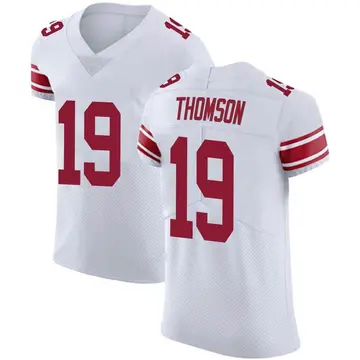 Nike Bobby Thomson Men's Elite New York Giants White Vapor Untouchable Jersey