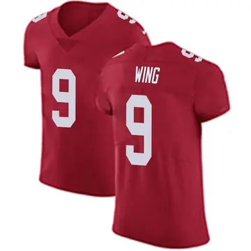 Nike Brad Wing Men's Elite New York Giants Red Alternate Vapor Untouchable Jersey