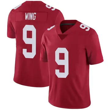 Nike Brad Wing Men's Limited New York Giants Red Alternate Vapor Untouchable Jersey