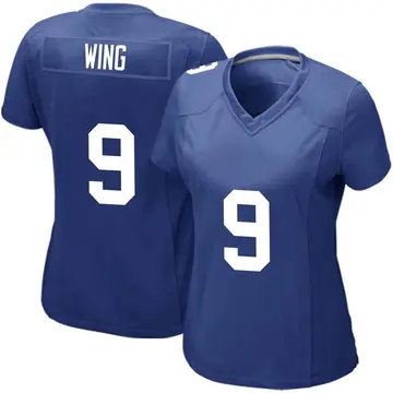 Nike Brad Wing Women's Game New York Giants Royal Team Color Jersey