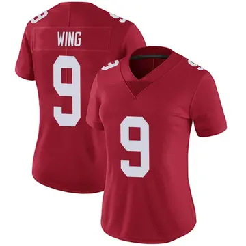 Nike Brad Wing Women's Limited New York Giants Red Alternate Vapor Untouchable Jersey