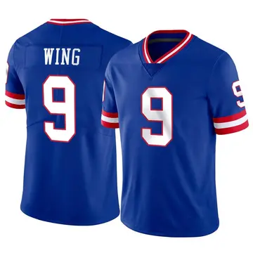 Nike Brad Wing Youth Limited New York Giants Classic Vapor Jersey
