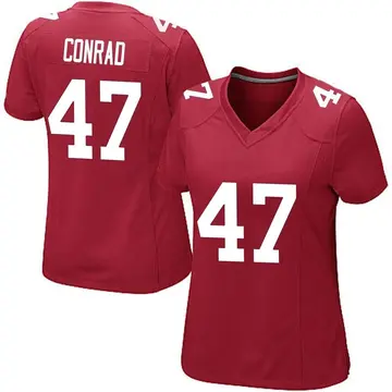 Nike C.J. Conrad Women's Game New York Giants Red Alternate Jersey