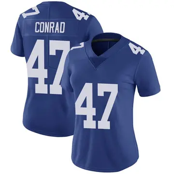 Nike C.J. Conrad Women's Limited New York Giants Royal Team Color Vapor Untouchable Jersey