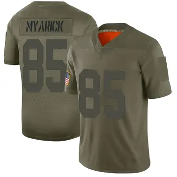 Nike Chris Myarick Men's Limited New York Giants Camo 2019 Salute to Service Jersey
