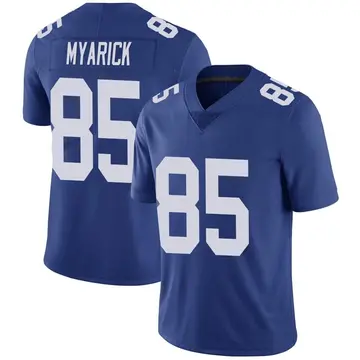 Nike Chris Myarick Men's Limited New York Giants Royal Team Color Vapor Untouchable Jersey