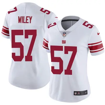 Nike Chuck Wiley Women's Limited New York Giants White Vapor Untouchable Jersey