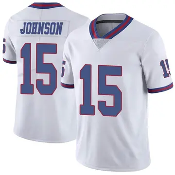 Nike Collin Johnson Youth Limited New York Giants White Color Rush Jersey