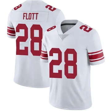 Nike Cor'Dale Flott Men's Limited New York Giants White Vapor Untouchable Jersey