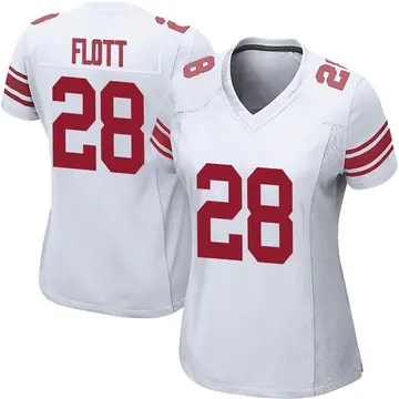 Nike Cor'Dale Flott Women's Game New York Giants White Jersey
