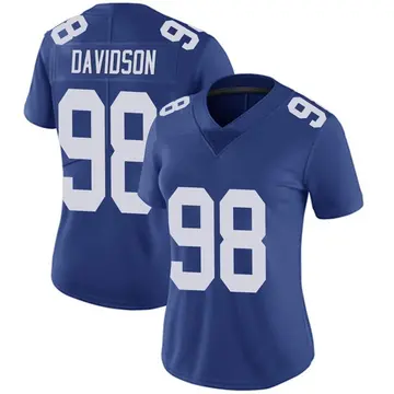 Nike D.J. Davidson Women's Limited New York Giants Royal Team Color Vapor Untouchable Jersey