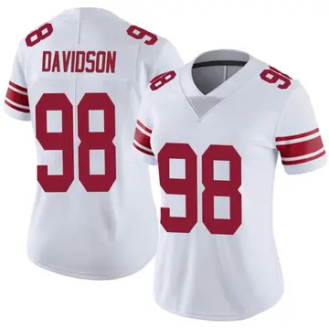 Nike D.J. Davidson Women's Limited New York Giants White Vapor Untouchable Jersey