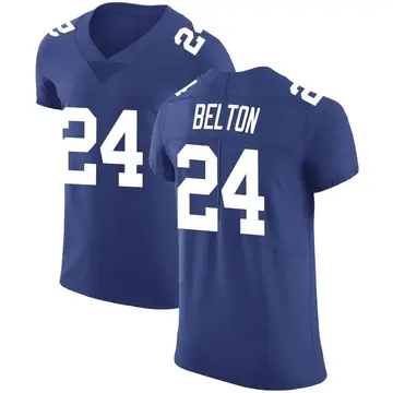 Nike Dane Belton Men's Elite New York Giants Royal Team Color Vapor Untouchable Jersey