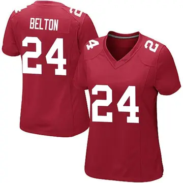 Nike Dane Belton Women's Game New York Giants Red Alternate Jersey