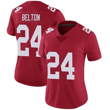 Nike Dane Belton Women's Limited New York Giants Red Alternate Vapor Untouchable Jersey