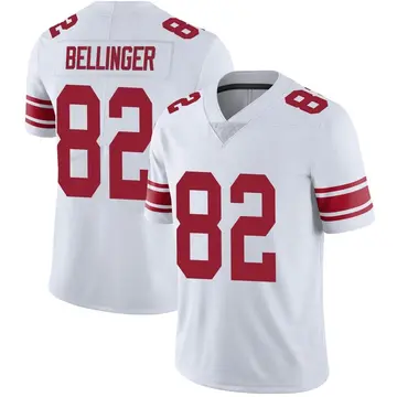 Nike Daniel Bellinger Men's Limited New York Giants White Vapor Untouchable Jersey