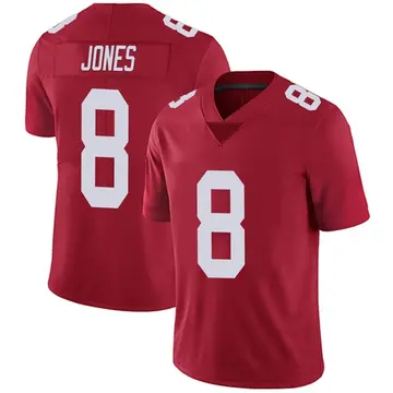 Nike Daniel Jones Men's Limited New York Giants Red Alternate Vapor Untouchable Jersey