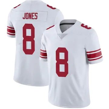 Nike Daniel Jones Men's Limited New York Giants White Vapor Untouchable Jersey