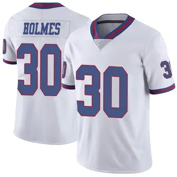 Nike Darnay Holmes Men's Limited New York Giants White Color Rush Jersey