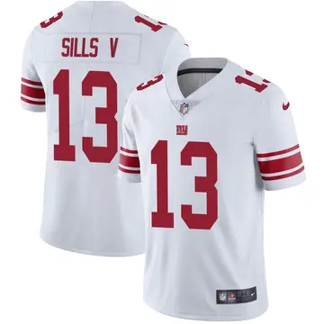 Nike David Sills V Youth Limited New York Giants White Vapor Untouchable Jersey